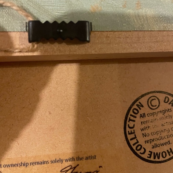 9" SQUARE COLORFUL CANVAS PRINT OF ROOSTER - Picture 4 of 5